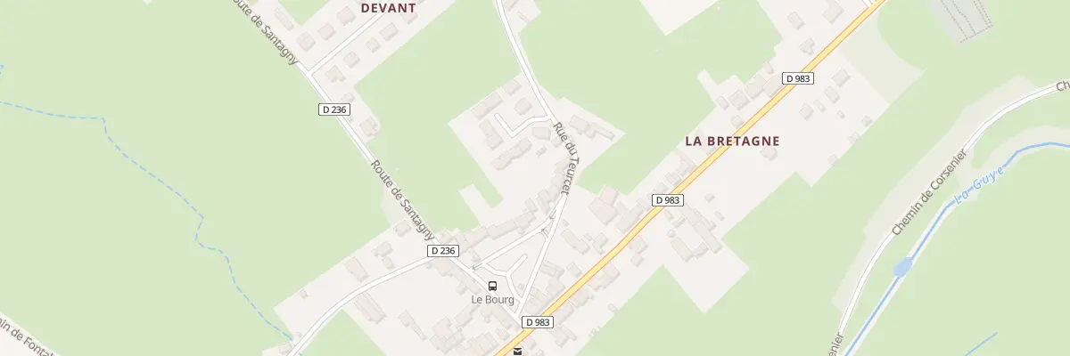 Plan du 1 Rue du Teurcet à Genouilly