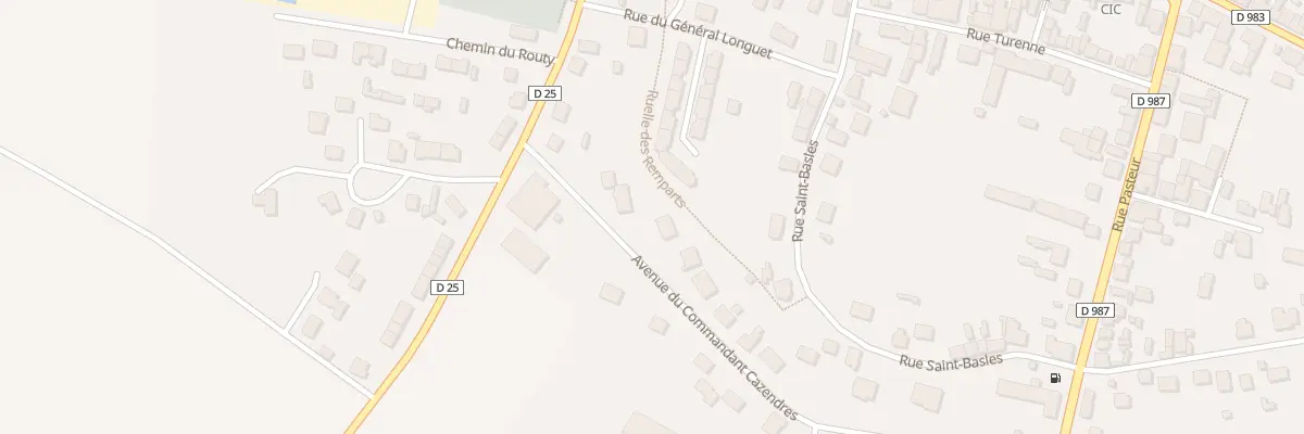 Plan du 34 Av du Cdt Cazendres à Attigny