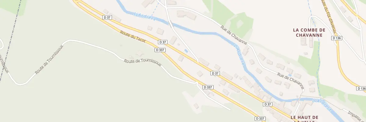 Plan du 470 Rue des Écharmeaux à Beaujeu