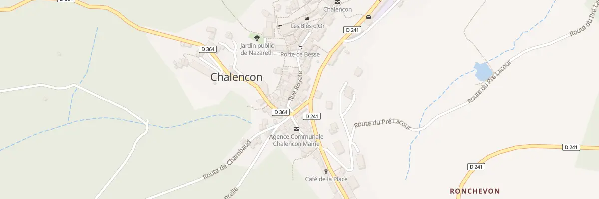 Plan du 5203 Le Village à Chalencon