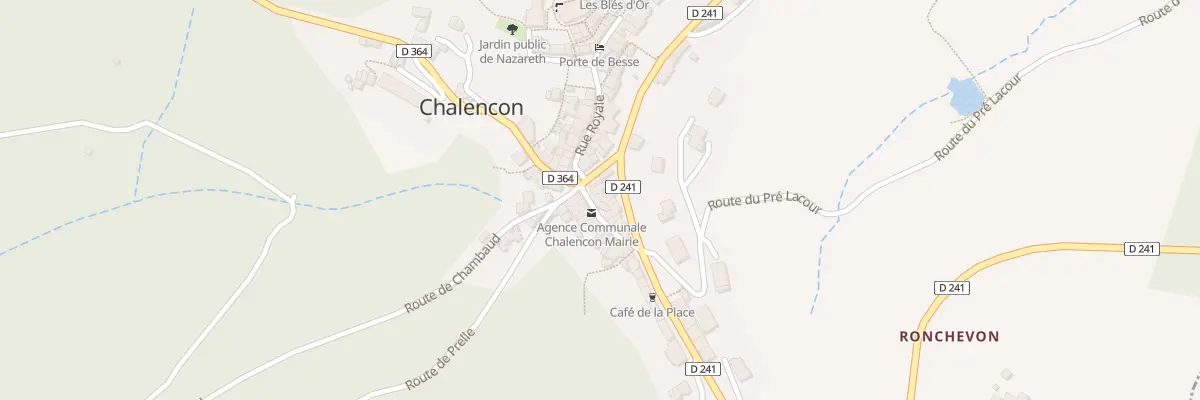Plan du 5210 Le Village à Chalencon