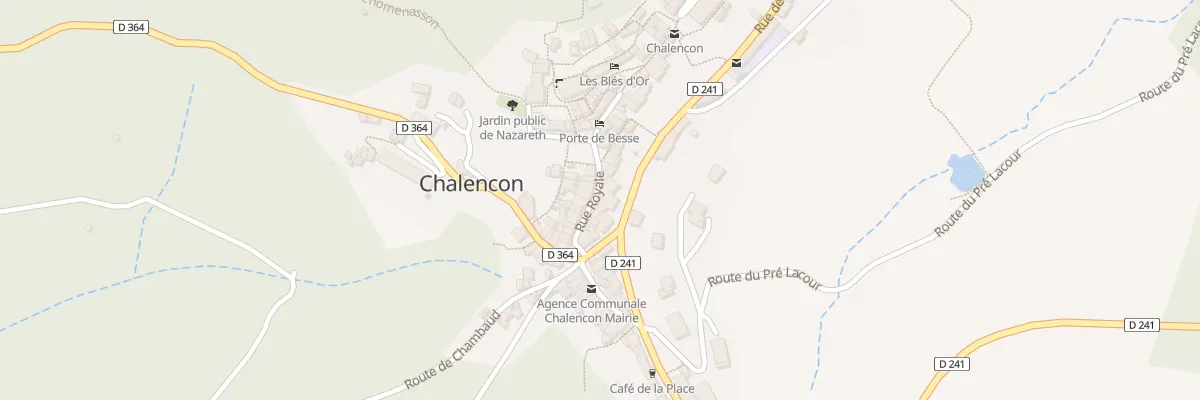 Plan du 5198 Le Village à Chalencon