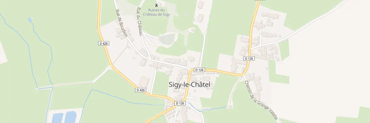 Plan du 5041 Le Bourg à Sigy-le-Châtel