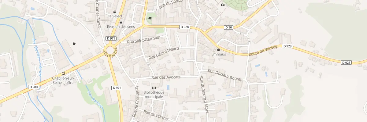 Plan du 12 Rue du Bourg à Mont à Châtillon-sur-Seine