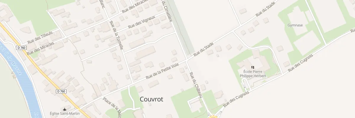 Plan du 18 Rue de la Petite Voie à Couvrot