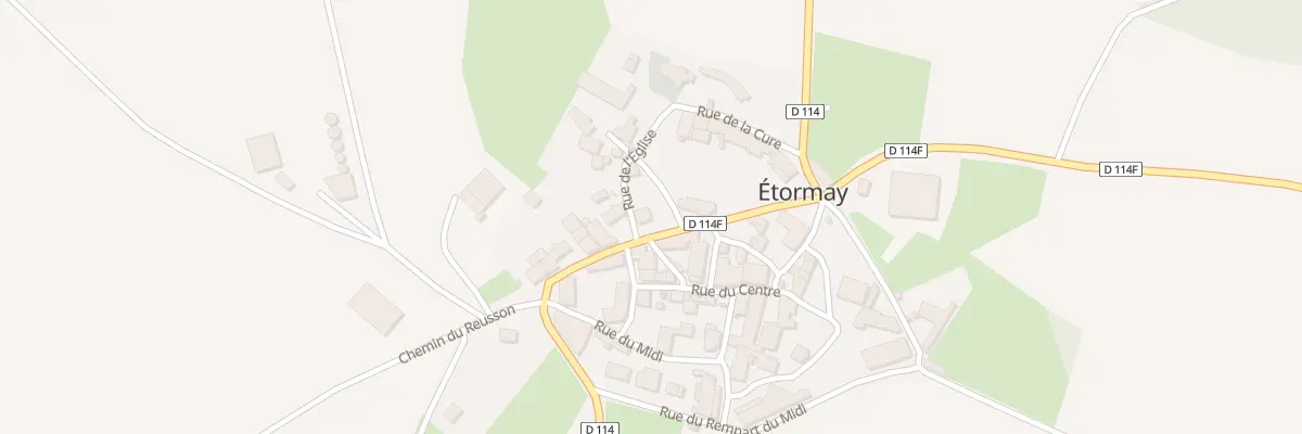 Plan du 9 Rue de l’Eglise à Étormay