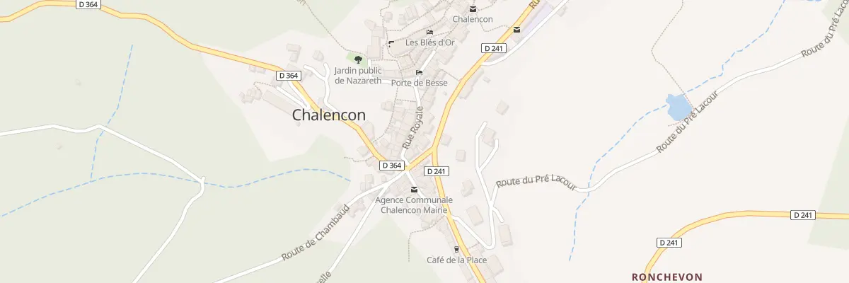 Plan du 5201 Le Village à Chalencon