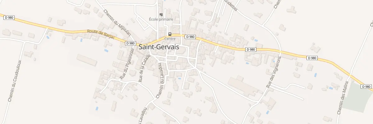 Plan du 5067 Pl de l’Eglise à Saint-Gervais
