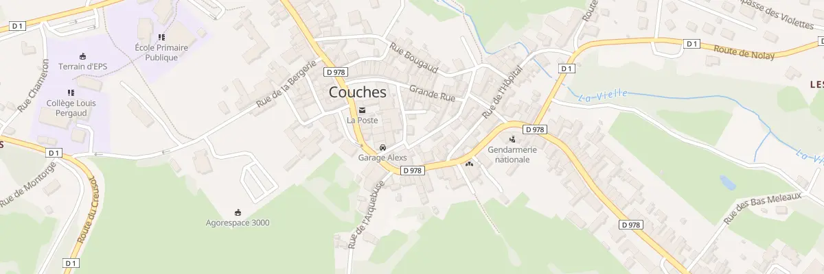 Plan du 5267 Rue du Crot à Couches