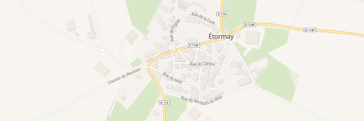 Plan du 1 Rue du Centre à Étormay
