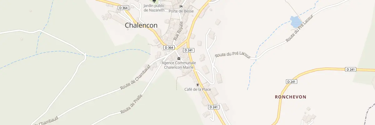 Plan du 5216 Le Village à Chalencon