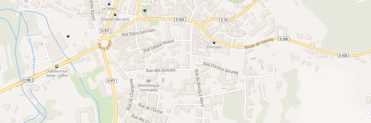 Plan du 16 Rue du Bourg à Mont à Châtillon-sur-Seine