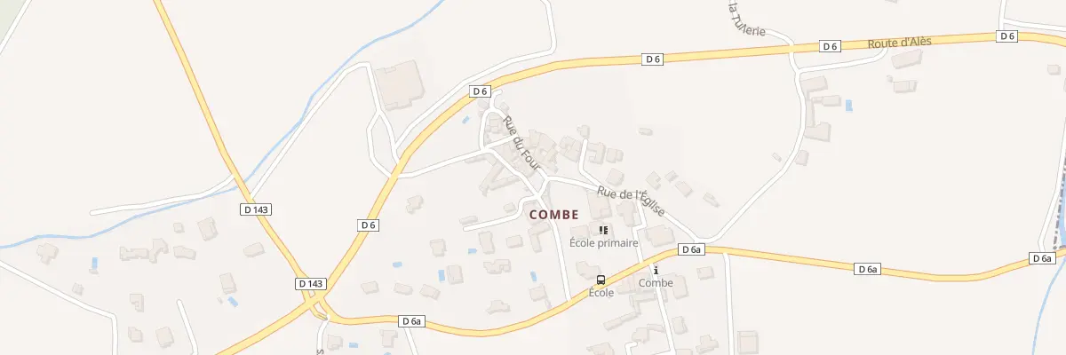 Plan du 5633 Combe à Sabran