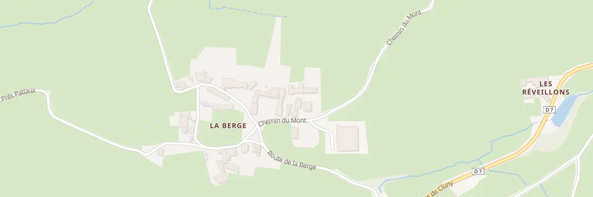 Plan du 5093 La Berge à La Vineuse sur Fregande