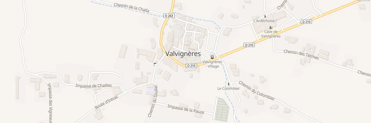 Plan du 25 Rue du Four Banal à Valvignères