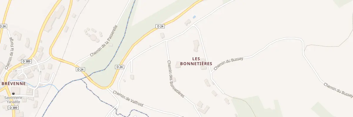 Plan du 86 Che des Bonnetières à Chevinay