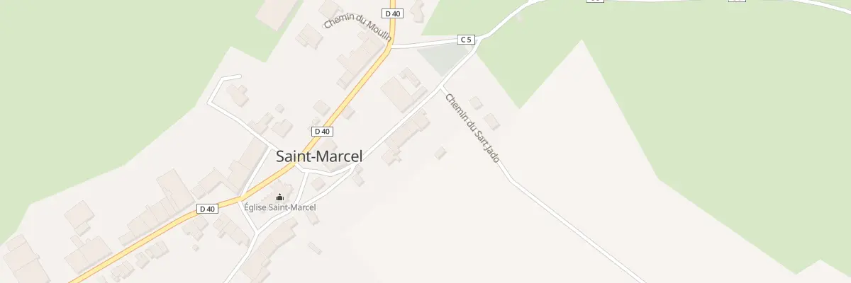 Plan du 10 Rue de la Terre aux Loups à Saint-Marcel