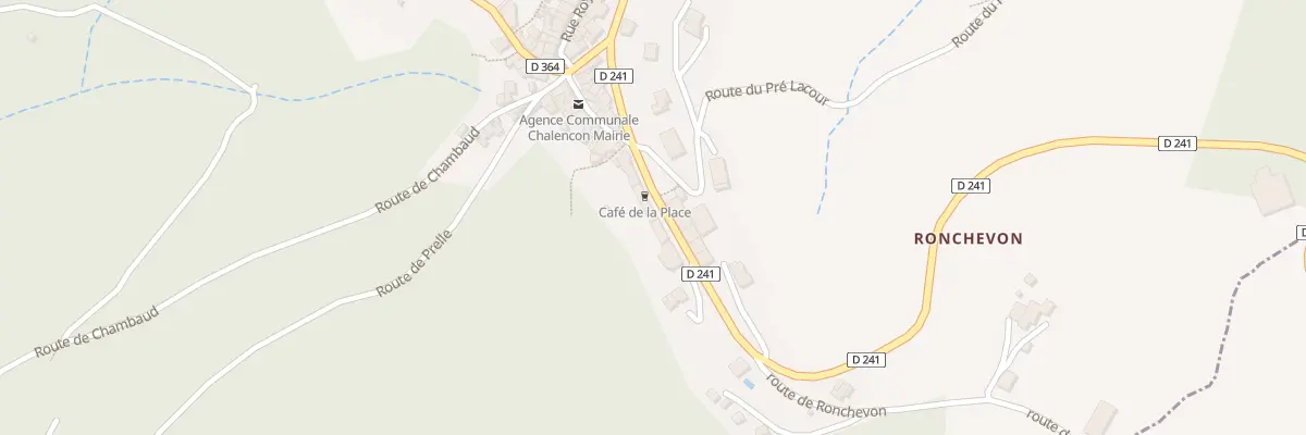 Plan du 5235 Le Village à Chalencon