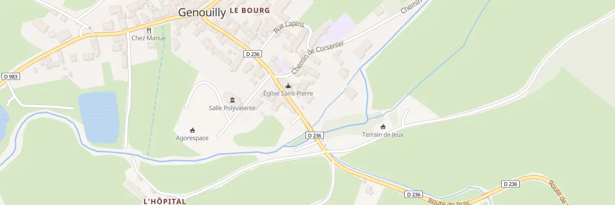 Plan du 21 Rue de l’Eglise à Genouilly