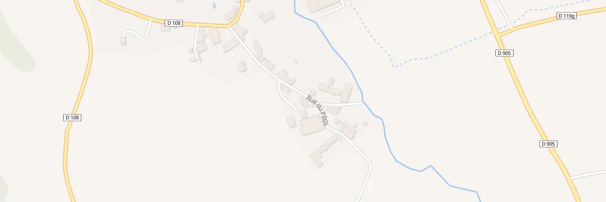 Plan du 10 Rue du Pâtis à Uncey-le-Franc