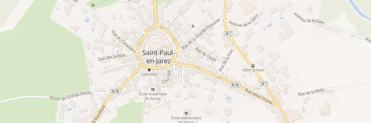 Plan du 4 Crs Mayere à Saint-Paul-en-Jarez