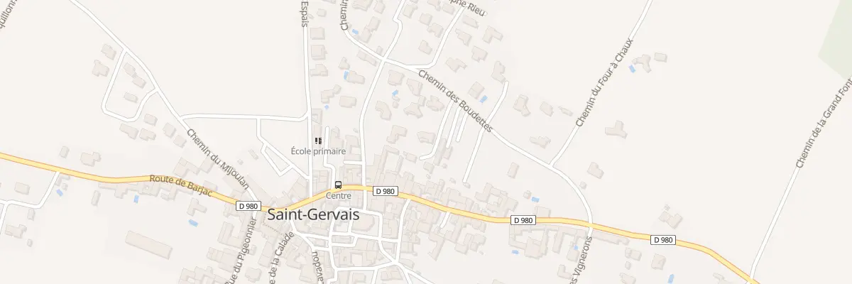 Plan du 912 Che des Boudettes à Saint-Gervais