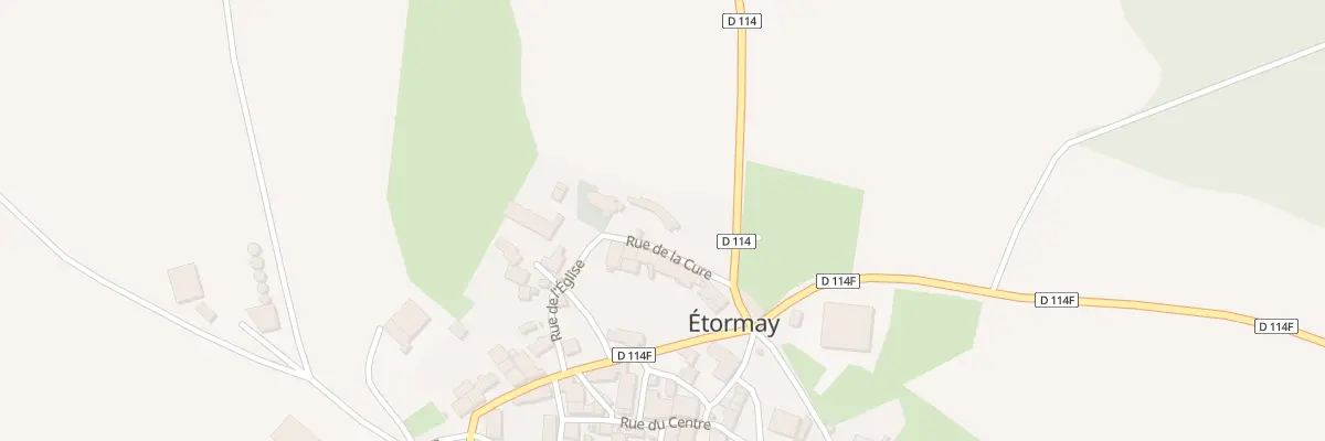 Plan du 3 Rue de la Cure à Étormay
