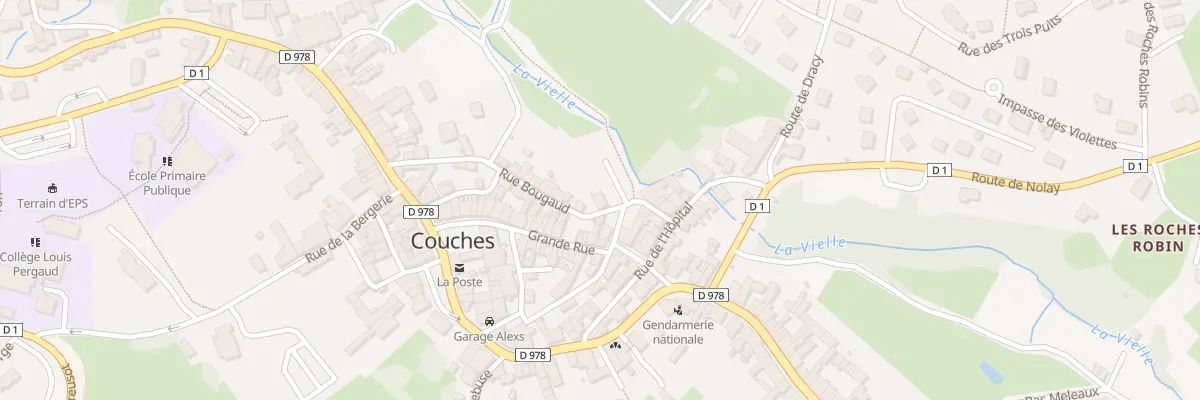Plan du 19 Rue Bougaud à Couches