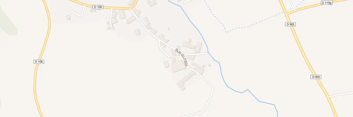 Plan du 12 Rue du Pâtis à Uncey-le-Franc