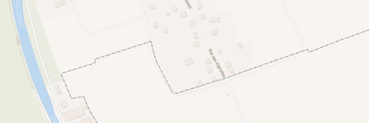 Plan du 47 Rue des Vignottes à Couvrot
