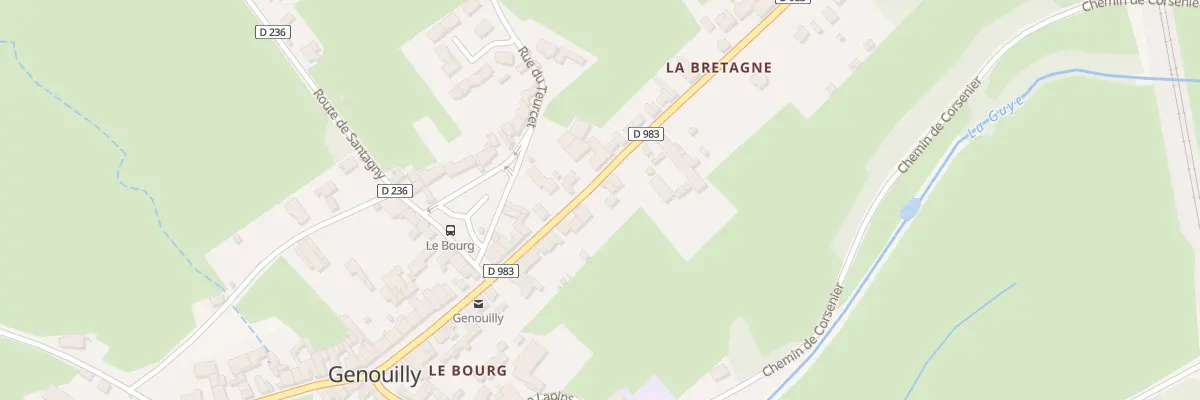 Plan du 14 La Bretagne à Genouilly
