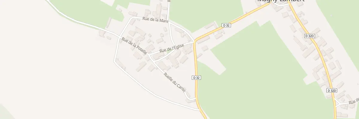 Plan du 1 Rue de l’Eglise (rue Basse) à Magny-Lambert