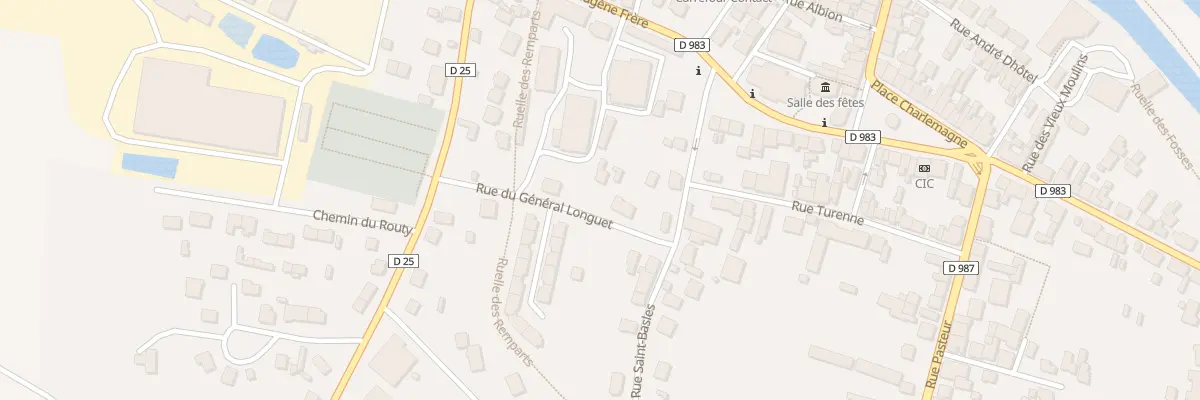 Plan du 6 Rue du Gen Longuet à Attigny