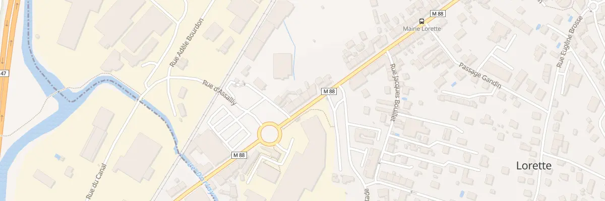 Plan du 32 Rue Antoine Durafour à Lorette