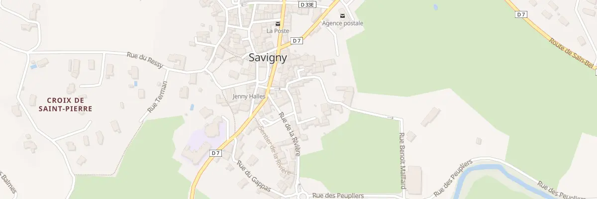 Plan du 4 Rue de la Tour à Savigny