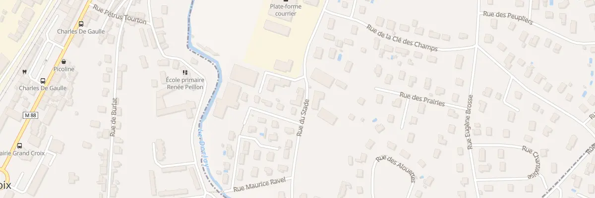 Plan du 8 Rue du Stade à Lorette