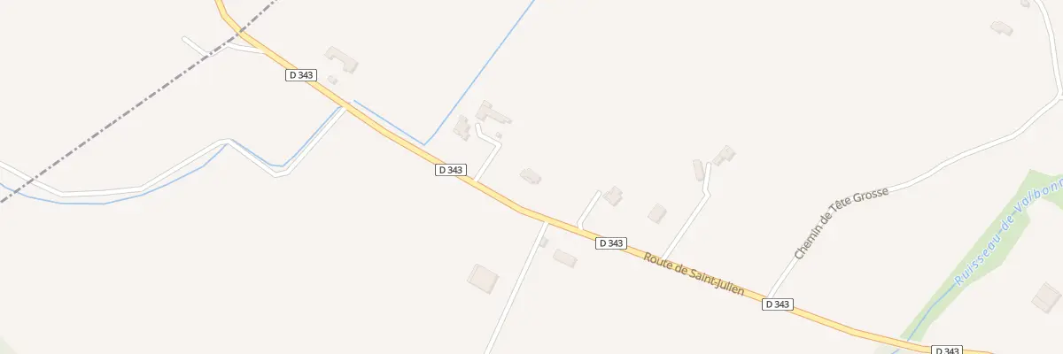 Plan du 5396 Rte de Saint-Julien à Saint-Paulet-de-Caisson