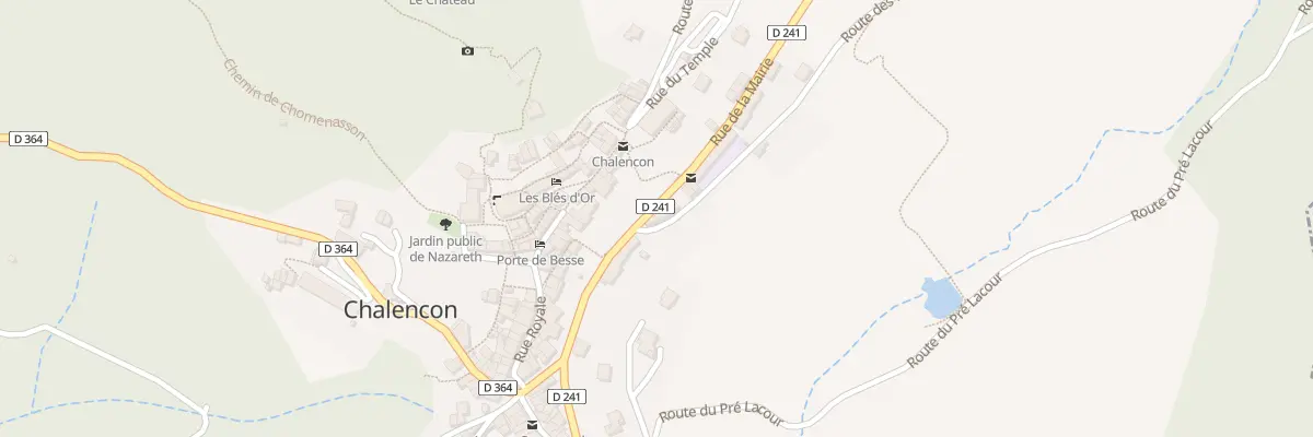 Plan du 5244 Le Village à Chalencon