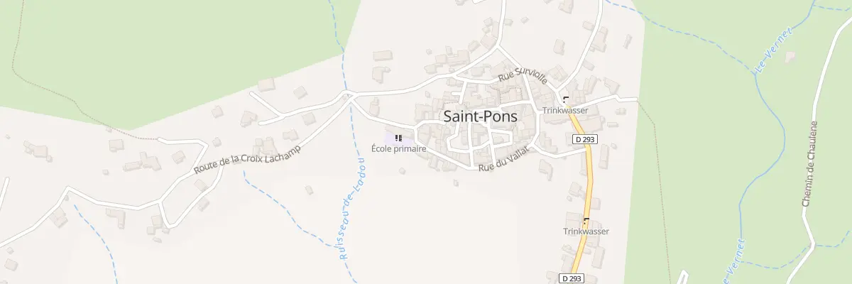 Plan du 36 Rue Vallat à Saint-Pons