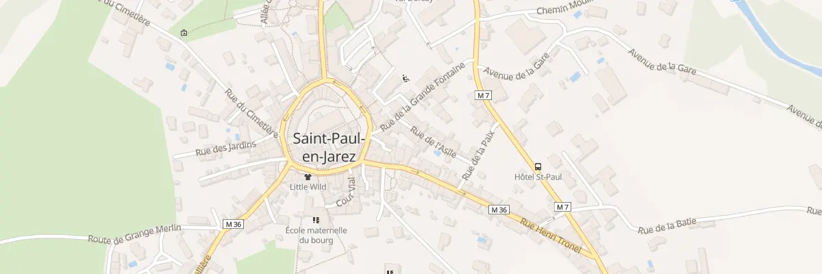 Plan du 6 Rue de l’Asile à Saint-Paul-en-Jarez