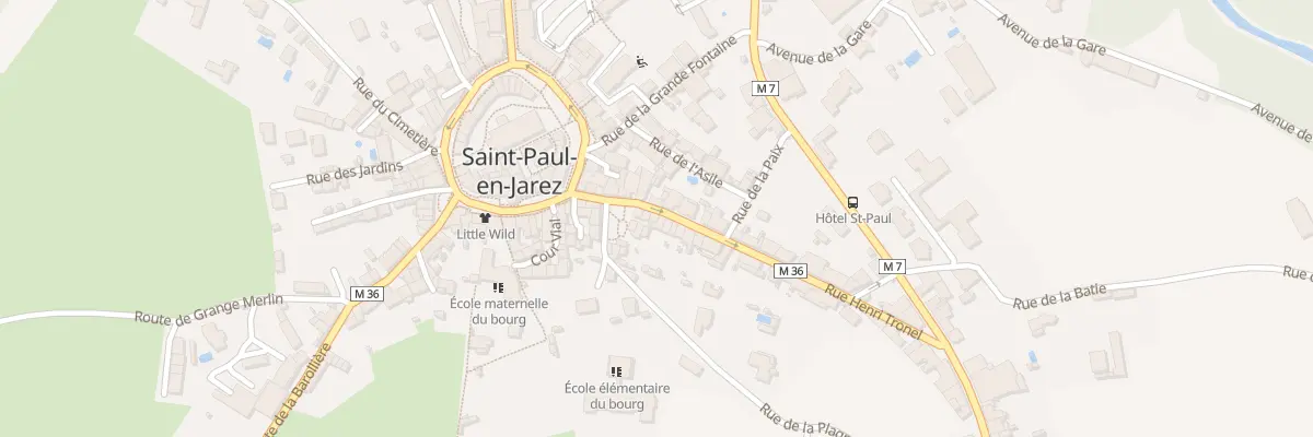 Plan du 20 Rue Henri Tronel à Saint-Paul-en-Jarez