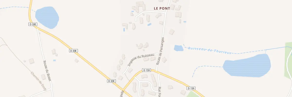 Plan du 14 Imp du Ruisseau à Savigny