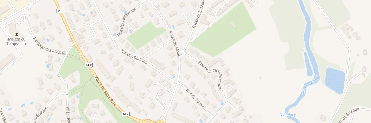Plan du 19 Rue de la Croix Mailloux à Saint-Paul-en-Jarez