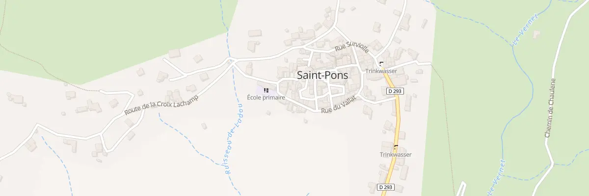 Plan du 5160 Le Valla à Saint-Pons
