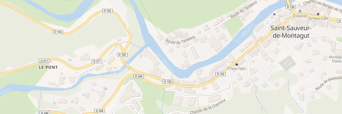Plan du 275A Rte du Tenebris à Saint-Sauveur-de-Montagut