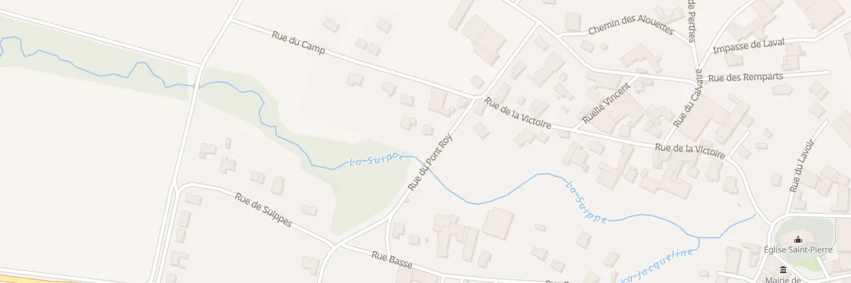 Plan du 1 Rue du Pont Roy à Somme-Suippe
