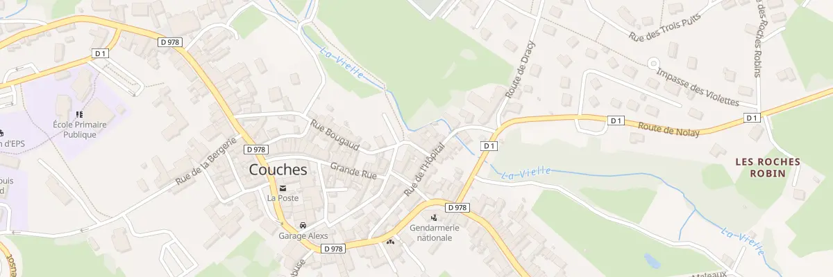 Plan du 7 Rue de la Tannerie à Couches