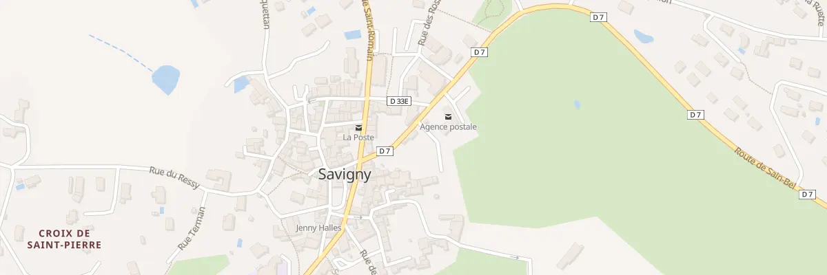 Plan du 6 Rte de Sain Bel à Savigny