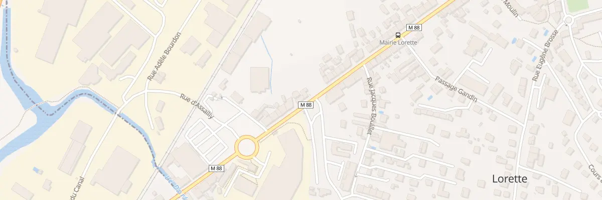 Plan du 26 Rue Antoine Durafour à Lorette