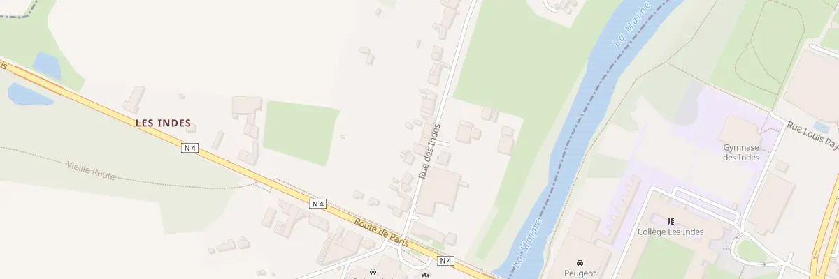 Plan du 13 Rue des Indes à Blacy
